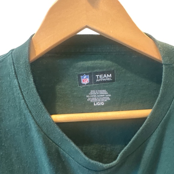 Team Apparel Mens L Green Bay Packers Cotton Long Sleeve Crew Neck Tee Shirt - Picture 3 of 6